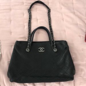 Authentic Chanel Urban Shopping Tote Black